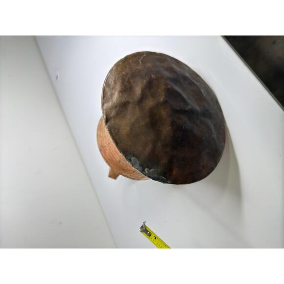 Antique Turkish Hammered Copper Brass Water Container, 19th Century - Picture 9 of 10